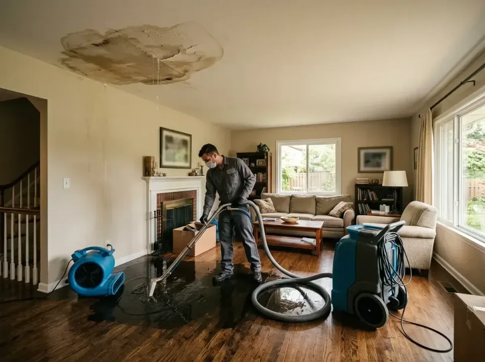 attic-pipe-burst-ceiling-drip-008 — frequently asked questions, Water Damage Restoration & Carpet Care in Bridgetown, MS